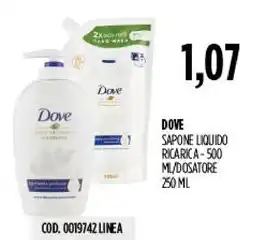 Carico Cash & Carry Dove Sapone liquido ricarica offerta