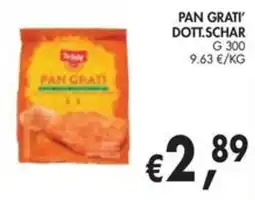 èccoMI Pan grati' dott.schar offerta