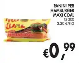 èccoMI Panini per hamburger Maxi Coal offerta
