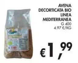èccoMI Avena decorticata bio linea mediterranea offerta