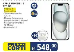 Esselunga APPLE IPHONE 15 128 GB offerta