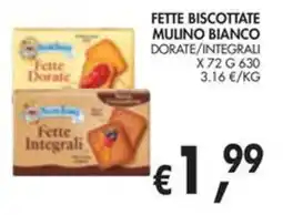 èccoMI Fette biscottate Mulino Bianco offerta