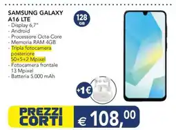 Esselunga SAMSUNG GALAXY A16 LTE offerta