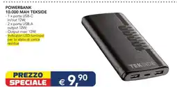 Esselunga POWERBANK 10.000 MAH TEKSIDE offerta