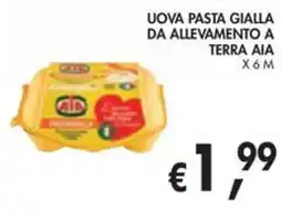 èccoMI Uova pasta gialla da allevamento a terra Aia offerta