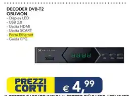 Esselunga DECODER DVB-T2 OBLIVION offerta