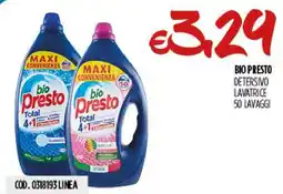 Carico Cash & Carry Bio Presto detersivo lavatrice offerta