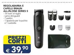Esselunga REGOLABARBA E CAPELLI BRAUN ALL-IN-ONE SERIES 5 offerta
