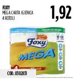 Carico Cash & Carry Foxy mega carta igienica offerta