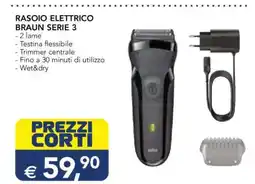 Esselunga RASOIO ELETTRICO BRAUN SERIE 3 offerta