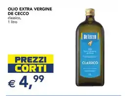 Esselunga Olio Extra Vergine De Cecco offerta
