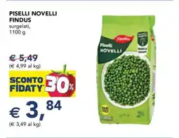 Esselunga Piselli Novelli Findus offerta