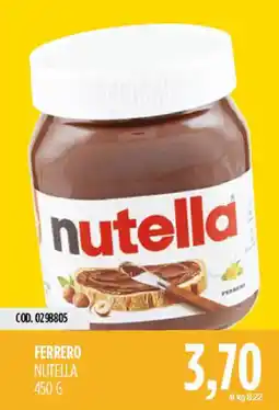 Carico Cash & Carry Ferrero Nutella offerta