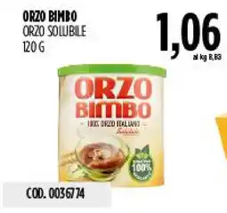 Carico Cash & Carry Orzo Bimbo offerta
