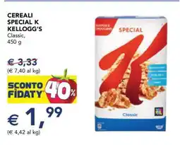 Esselunga Cereali Special K Kellogg's offerta