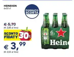 Esselunga HEINEKEN 6x33 cl offerta
