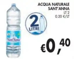 èccoMI Acqua naturale Sant'Anna offerta