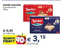 Esselunga Wafer Loacker offerta
