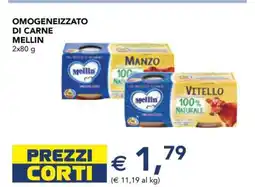 Esselunga OMOGENEIZZATO DI CARNE MELLIN offerta