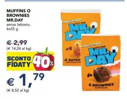Esselunga MUFFINS O BROWNIES MR.DAY offerta
