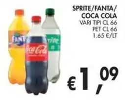 èccoMI Sprite/Fanta/Coca Cola offerta