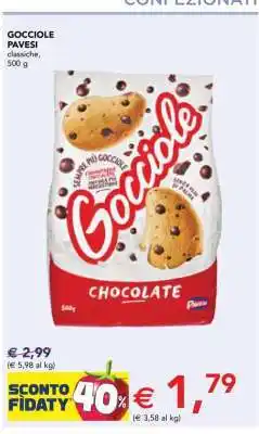 Esselunga Gocciole Pavesi offerta