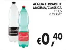 èccoMI Acqua Ferrarelle Maxima/Classica offerta