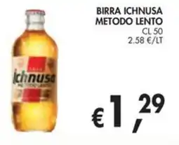 èccoMI Birra Ichnusa Metodo Lento offerta
