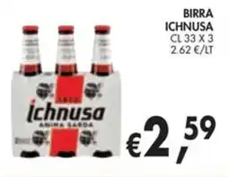 èccoMI Birra Ichnusa offerta