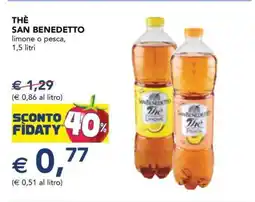Esselunga Thè San Benedetto offerta