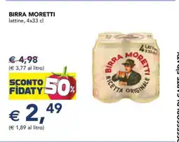 Esselunga BIRRA MORETTI offerta