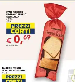 Esselunga PANE MORBIDO DI GRANO TENERO ESSELUNGA offerta