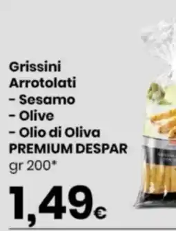 Despar Grissini Arrotolati Premium Despar offerta