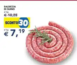 Esselunga Salsiccia Di Suino offerta