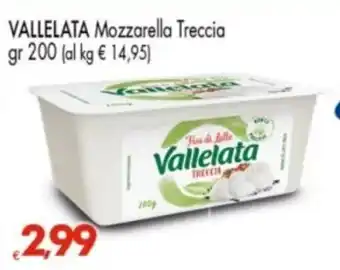 Despar Vallelata Mozzarella Treccia offerta