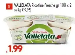 Despar Ricottine Fresche Vallelata offerta