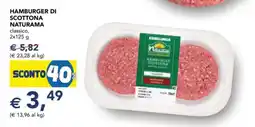 Esselunga Hamburger di Scottona Naturama offerta