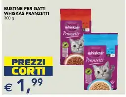 Esselunga BUSTINE PER GATTI WHISKAS PRANZETTI offerta