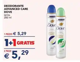 Esselunga DEODORANTE ADVANCED CARE DOVE offerta