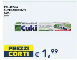 Esselunga PELLICOLA SUPERADERENTE CUKI offerta
