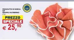 Esselunga PROSCIUTTO DI NORCIA IGP GRUPPO VALTIBERINO offerta