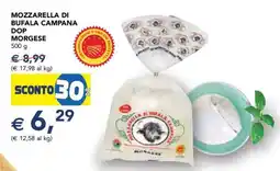 Esselunga MOZZARELLA DI BUFALA CAMPANA DOP MORGESE offerta
