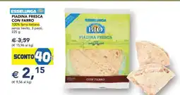 Esselunga PIADINA FRESCA CON FARRO offerta