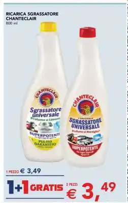 Esselunga Ricarica Sgrassatore Chanteclair offerta