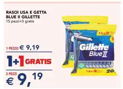 Esselunga RASOI USA E GETTA BLUE II GILLETTE offerta