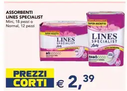 Esselunga ASSORBENTI LINES SPECIALIST offerta