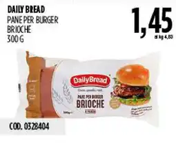 Carico Cash & Carry DailyBread pane per burger brioche offerta