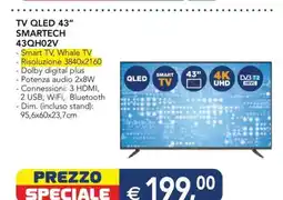 Esselunga TV QLED 43 SMARTECH 43QH02V offerta