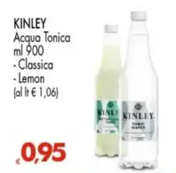 Despar Kinley acqua tonica classica lemon offerta