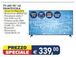 Esselunga TV LED 55'' LG 55UA751C0LA offerta